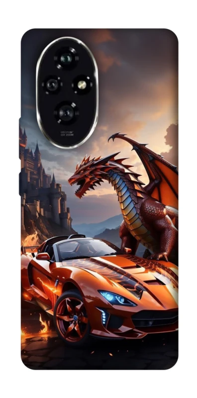 Чохол на Honor 200 Сar and dragon фото 1 з 1