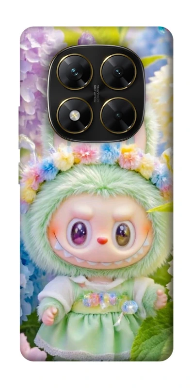 Чохол на Xiaomi Poco X7 Labubu & Flowers ver.2 фото 1 з 1
