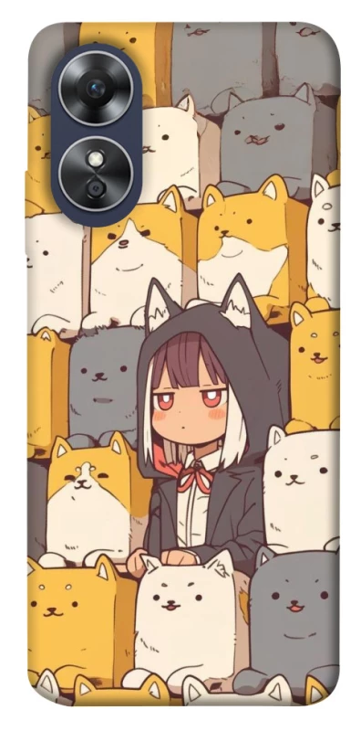 Чохол на Oppo A17 Like a cat фото 1 з 1
