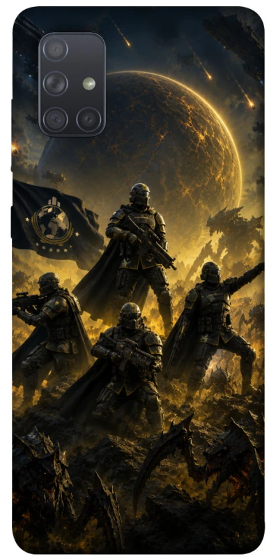 Чохол на Samsung Galaxy A71 HELLDIVERS ver.2 фото 1 з 1