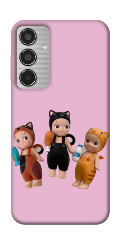 Чохол на Samsung Galaxy M35 Cat Cafe Trio фото 1 з 1