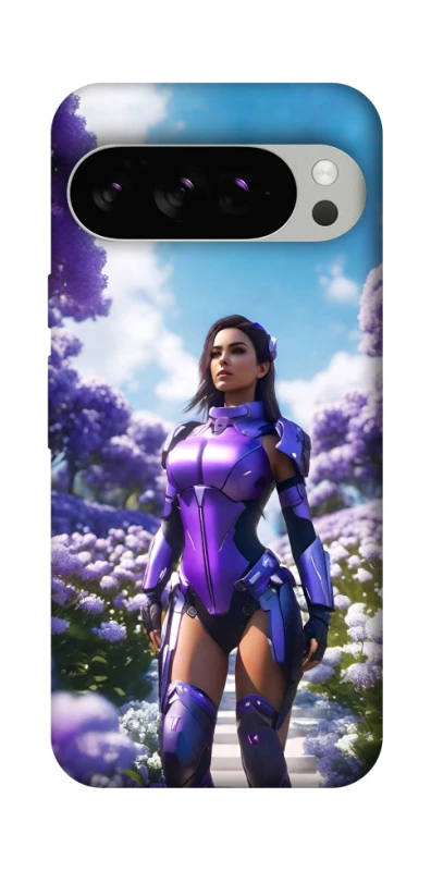 Чехол на Google Pixel 10 Pro Cyber space girl ver.4 фото 1 из 1