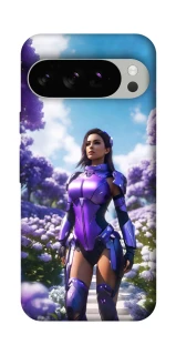 Чехол на Google Pixel 10 Pro Cyber space girl ver.4 фото 1 из 1