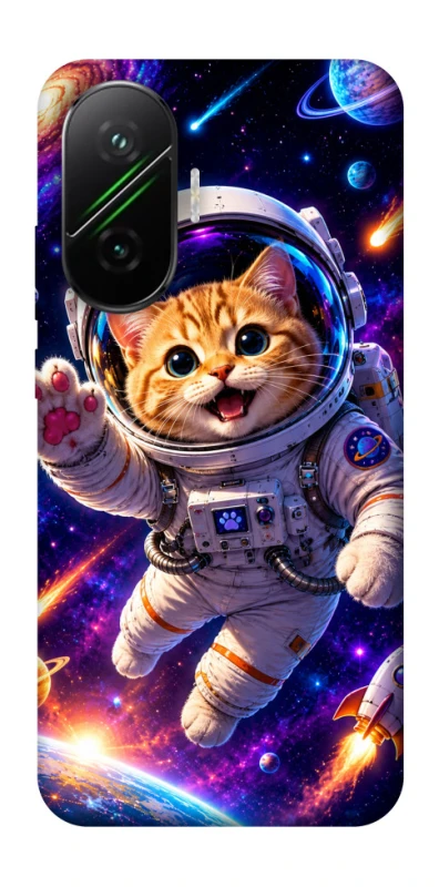 Чехол на Xiaomi Poco F7 Space Cat фото 1 из 1