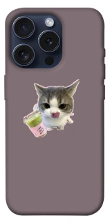 Чохол на Apple iPhone 15 Pro (6.1") cat matcha фото 1 з 1