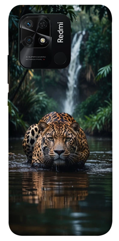 Чохол на Xiaomi Redmi 10C Leopard in water фото 1 з 1