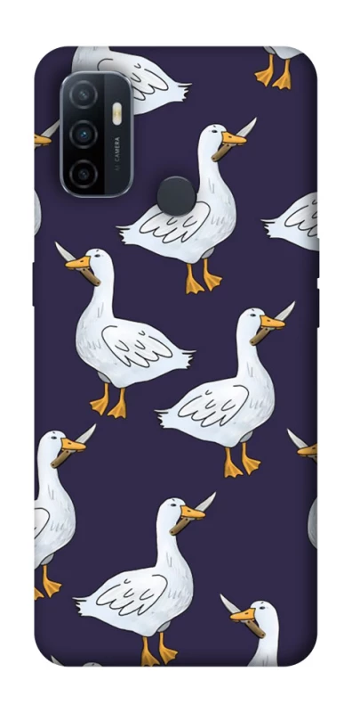 Чохол на Oppo A53 / A32 / A33 Гуси з претензією фото 1 з 1