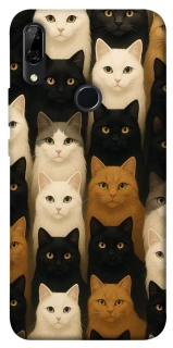 Чехол на Huawei P Smart Z Colorful Cat Collage фото 1 из 1