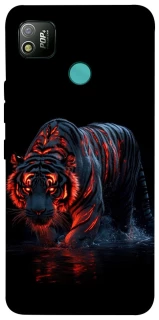 Чехол на TECNO POP 4 fire tiger фото 1 из 1