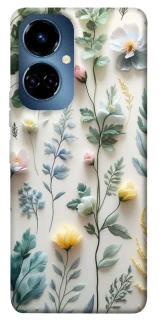 Чехол на TECNO Camon 19 Pro Floral design ver.4 фото 1 из 1