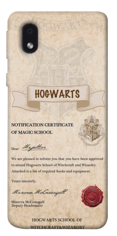 Чехол на Samsung Galaxy M01 Core / A01 Core The Hogwarts acceptance letter фото 1 из 1