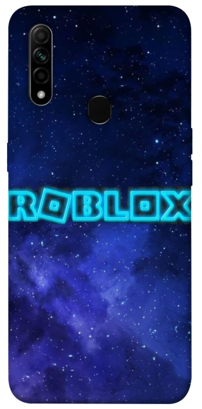 Чехол на Oppo A31 Roblox Space Logo Blue фото 1 из 1