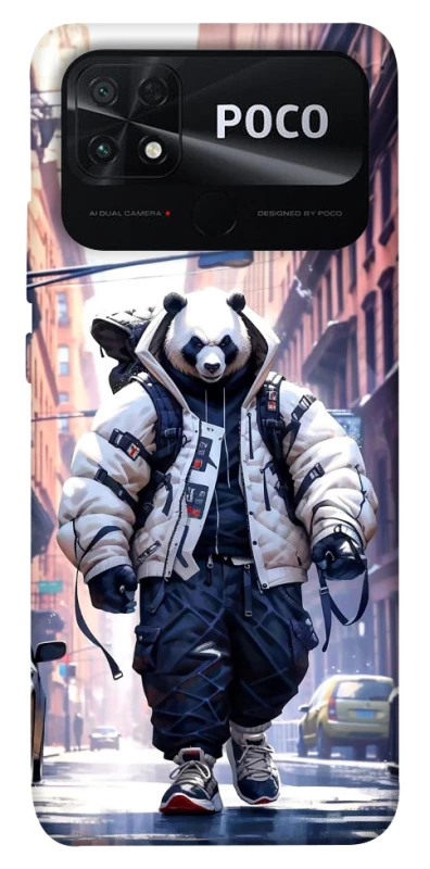 Чохол на Xiaomi Poco C40 Панда кур'єр фото 1 з 1