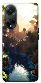 Чехол на Oppo A98 Minecraft sunset фото 1 из 1