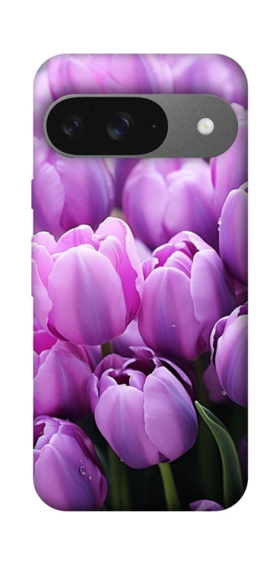 Чехол на Google Pixel 10 Фиолетовые тюльпаны фото 1 из 1