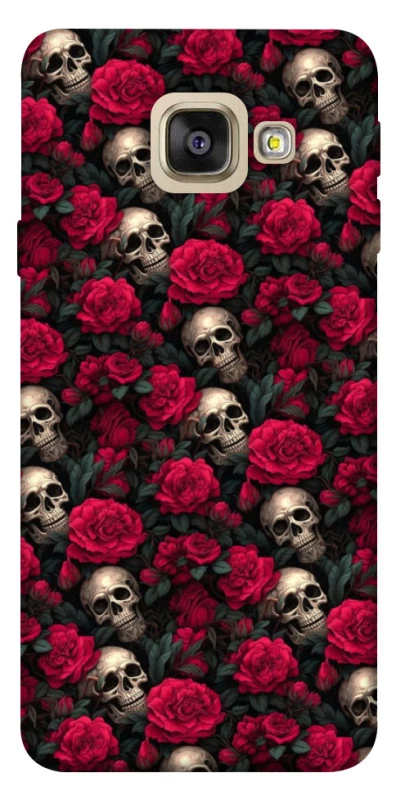 Чехол на Samsung A520 Galaxy A5 (2017) Черепа и розы фото 1 из 1