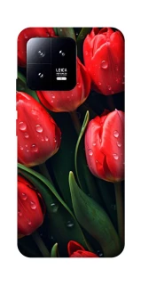 Чохол на Xiaomi 13 Червоні тюльпани фото 1 Чохол на Xiaomi 13 Червоні тюльпани фото 1 з 1