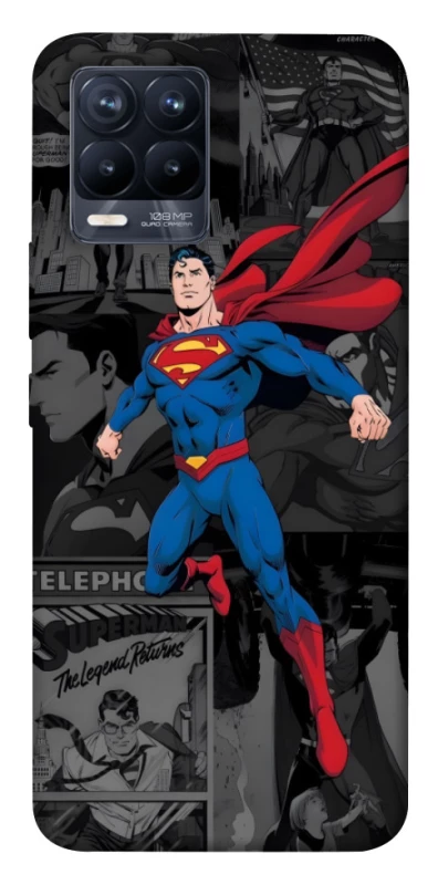 Чехол на Realme 8 superman comics фото 1 из 1