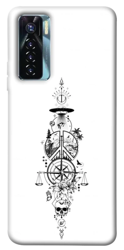Чехол на TECNO Camon 17 Pro Tattoo ver.7 фото 1 из 1