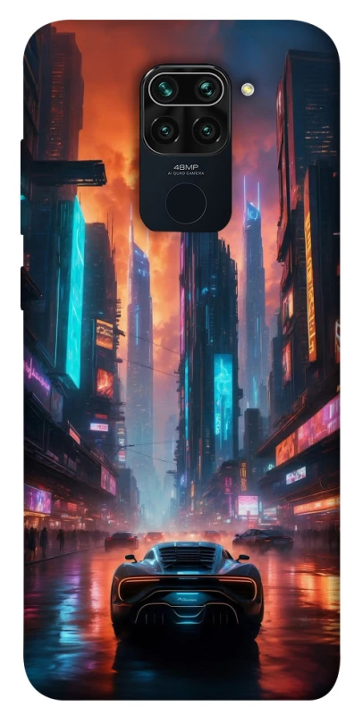 Чехол на Xiaomi Redmi Note 9 / Redmi 10X Cyber city фото 1 из 1