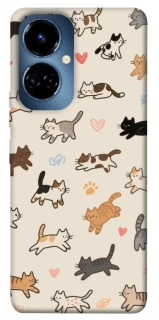 Чохол на TECNO Camon 19 Cat style ver.2 фото 1 з 1