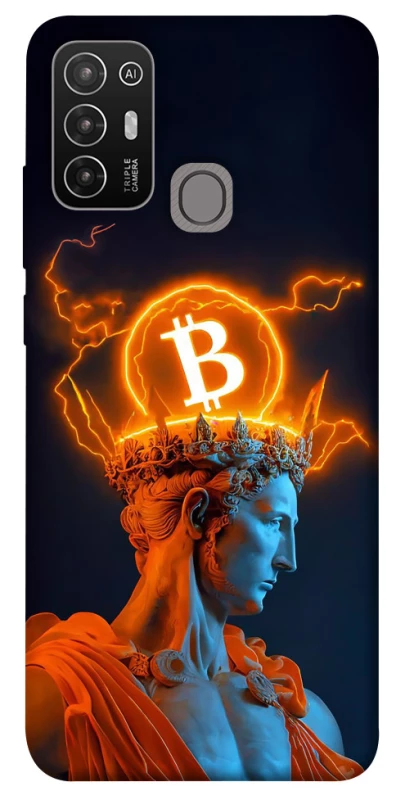 Чехол на ZTE Blade A52 Bitcoin God фото 1 из 1