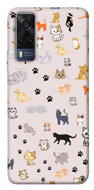Чохол на Vivo Y53s Cat style ver.1 фото 1 з 1