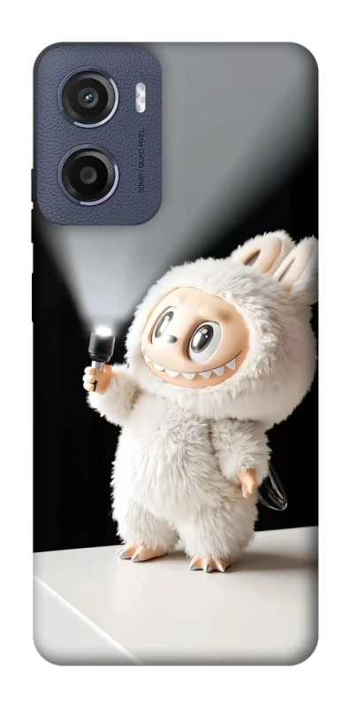 Чохол на Motorola Moto E15 Labubu with flashlight ver.2 фото 1 з 1