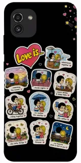 Чехол на Samsung Galaxy A03 Love is ver.4 фото 1 из 1