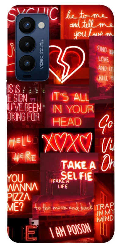 Чохол на TECNO Camon 18 Love collage ver.7 фото 1 з 1