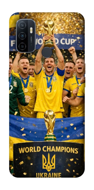 Чехол на Oppo A53 / A32 / A33 UA-Football ver.5 фото 1 из 1