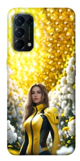 Чехол на Oppo Reno 5 4G Cyber space girl ver.2 фото 1 из 1