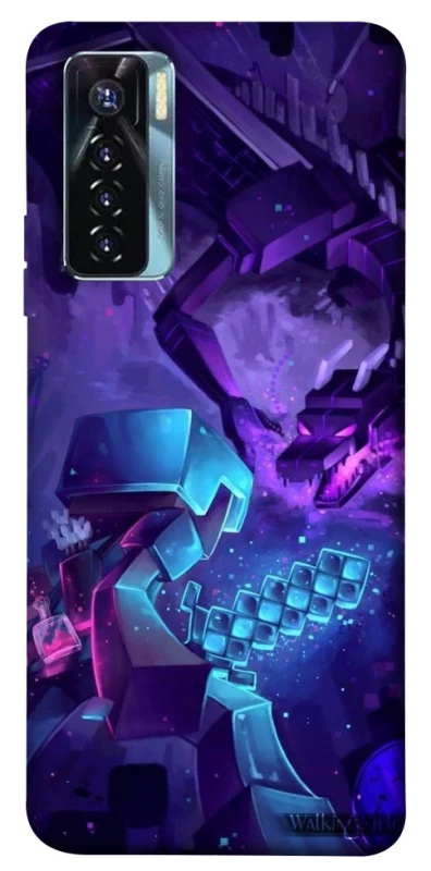 Чехол на TECNO Camon 17 Pro Minecraft dragon фото 1 из 1