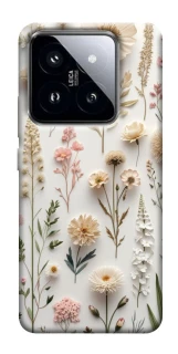 Чохол на Xiaomi 14 Pro Floral design ver.1 фото 1 з 1