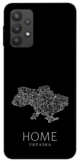 Чохол на Samsung Galaxy A32 (A325F) 4G Ukraine black map фото 1 з 1