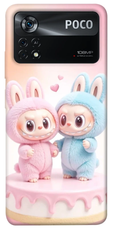 Чохол на Xiaomi Poco X4 Pro 5G Labubu Twins фото 1 з 1