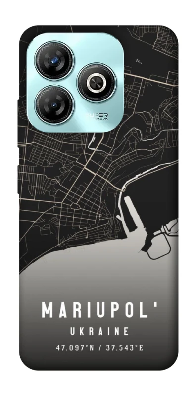Чохол на ZTE Blade A75 4G Mariupol map фото 1 з 1
