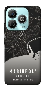 Чохол на ZTE Blade A75 4G Mariupol map фото 1 з 1