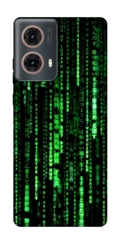 Чохол на Motorola Moto G85 Matrix Code фото 1 з 1