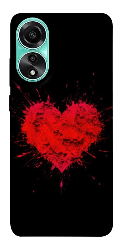 Чохол на Oppo A78 4G Splash heart фото 1 з 1