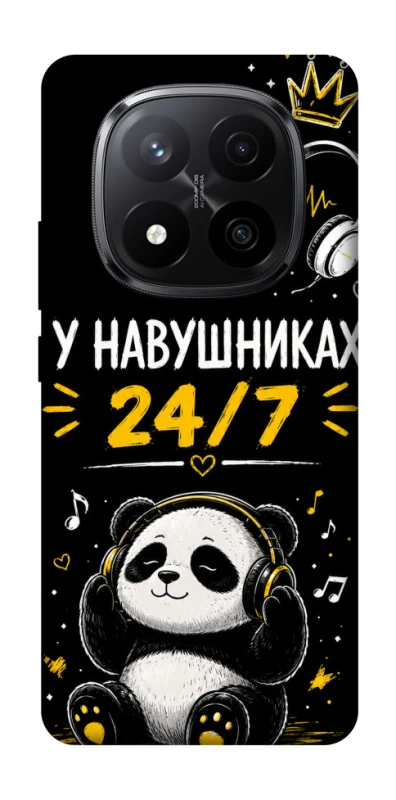 Чехол на Xiaomi Redmi Note 14 Pro+ 5G У навушниках 24/7 фото 1 из 1