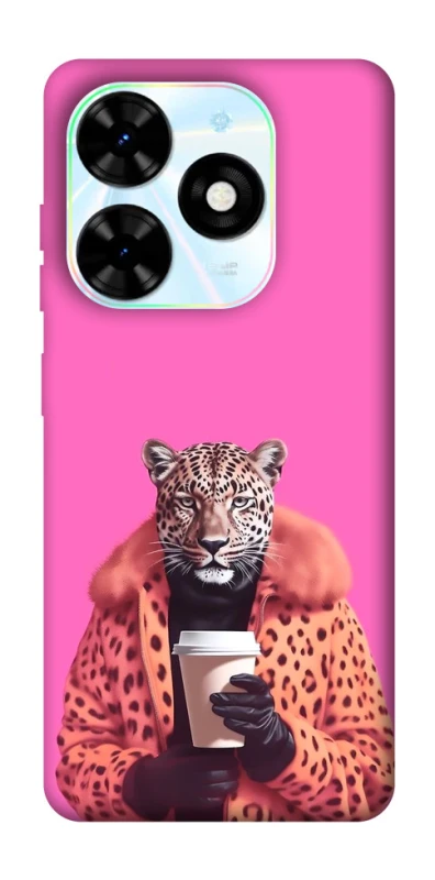 Чохол на TECNO Spark Go 2024 Леопард з кавою фото 1 з 1