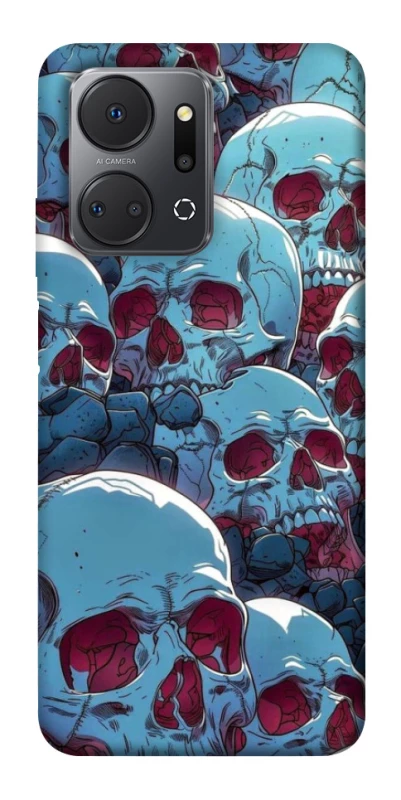 Чохол на Huawei Honor X7a Skulls v2 фото 1 з 1