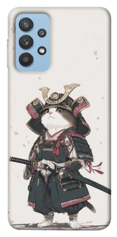 Чохол на Samsung Galaxy M32 Samurai Cat Warrior фото 1 з 1