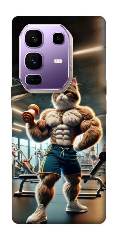 Чехол на Infinix Note 50 Pro+ Качок кот фото 1 из 1