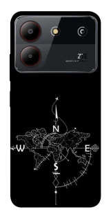 Чохол на ZTE Blade A54 4G Travel Map фото 1 з 1