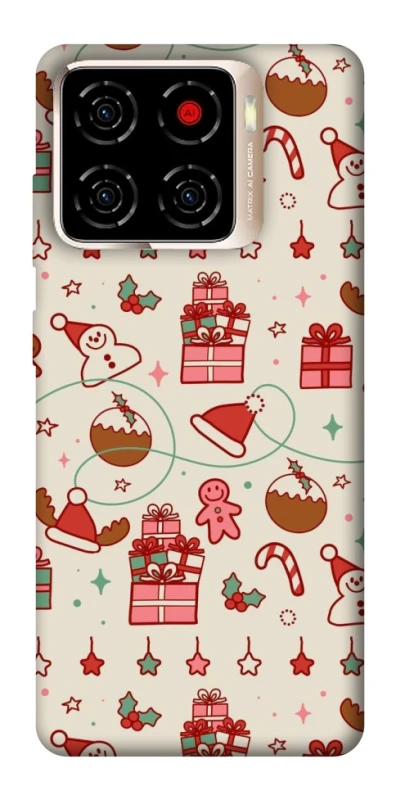 Чохол на ZTE Blade A56 Новорічний v14 фото 1 з 1