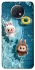 Чохол на Xiaomi Redmi Note 9 5G / Note 9T Labubu in the pool фото 1 з 1