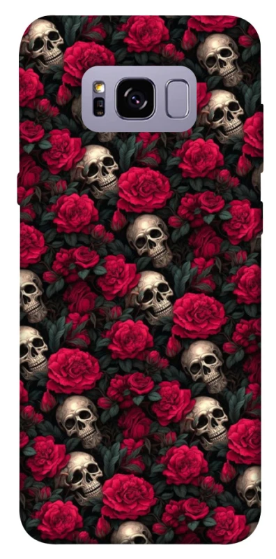 Чохол на Samsung G955 Galaxy S8 Plus Черепа та рози фото 1 з 1