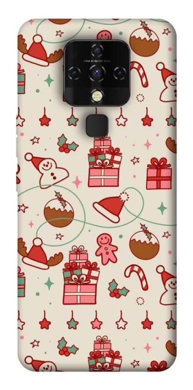 Чохол на TECNO Camon 16 SE Новорічний v14 фото 1 з 1